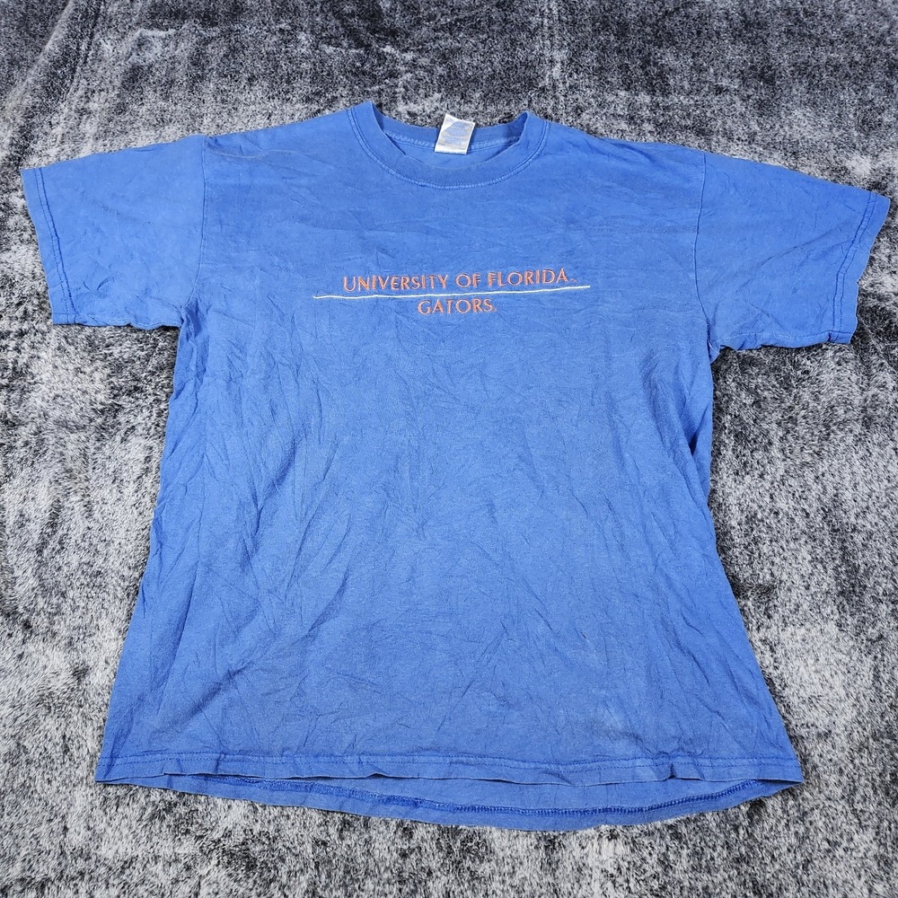 Vintage University Of Florida Gators Shirt L Blue College Football